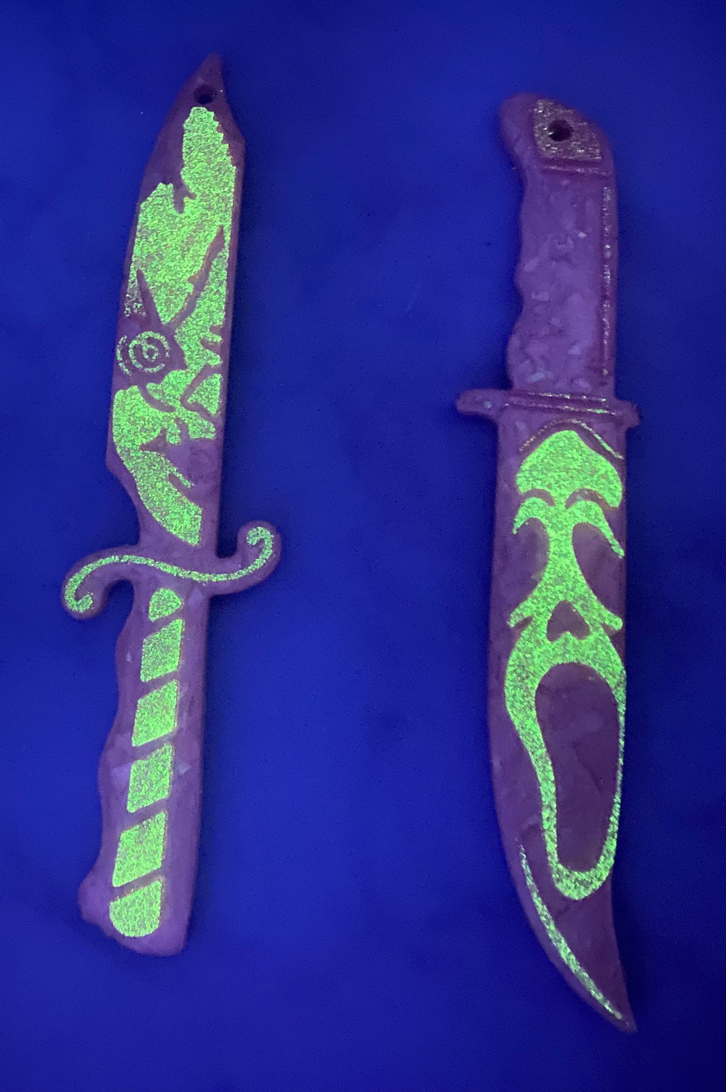 Glow-in-the-Dark Horror Movie Character Keychain