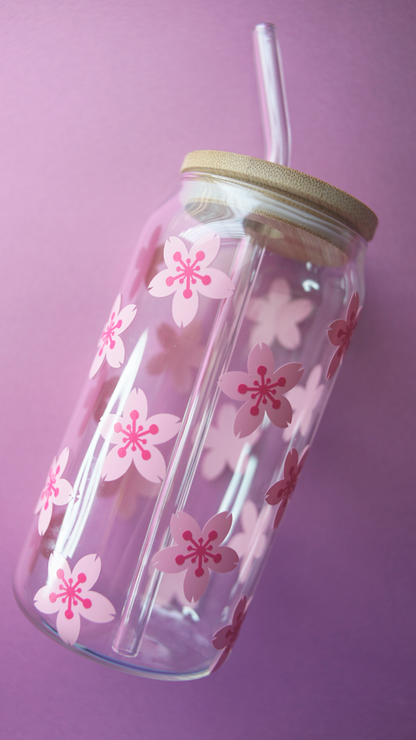 Cherry Blossom 20oz Beer Can Glass Cup